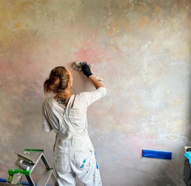 Малярные работы, покраска стен, левкас