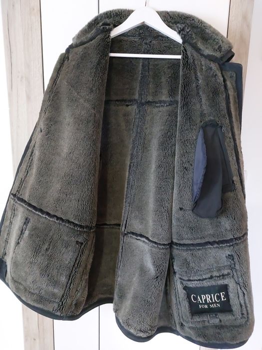 Cojoc din piele ecologica marimea  50 - 52 culoare gri