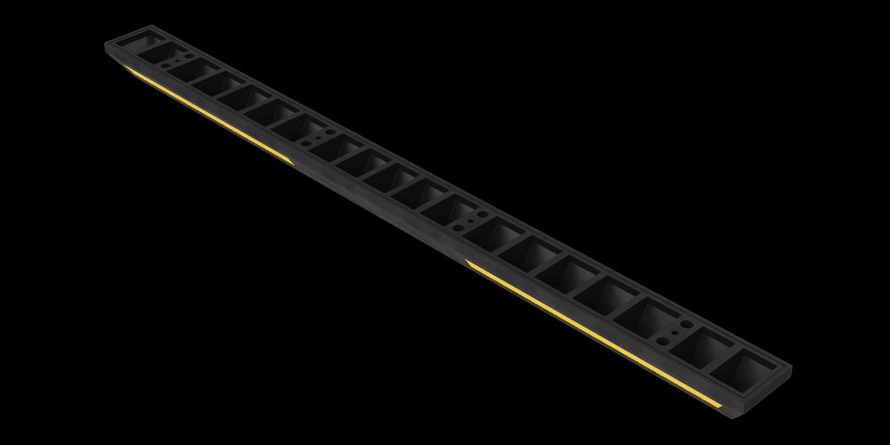 Колесоотбойник 2000мм цельный