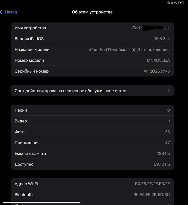 IPad Pro 11 M2 с клавитурой и Apple Pencil