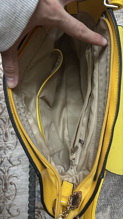 Сумка Женская лимонного цвета