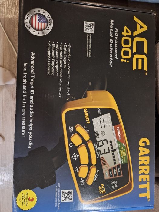 Продам металлоискатель Garrett ace 400i