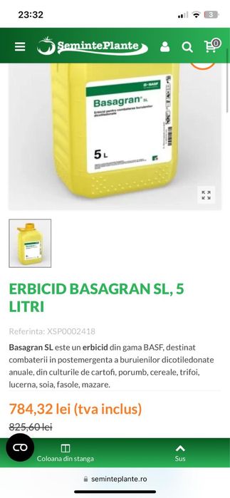 Ierbicid Basagran Forte 5 litri