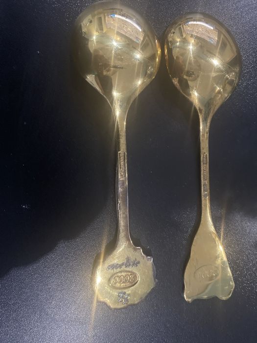 Позлатени Колекционерски Сребърни лъжици