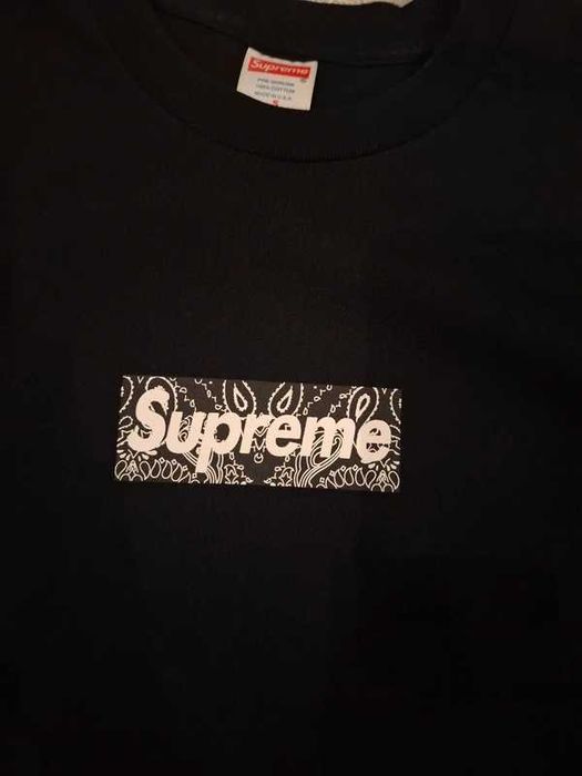 Tricou Supreme FW19 cu bandană si logo