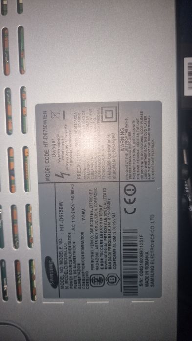 Sistem Home Cinema 3D cu Blu-ray Samsung