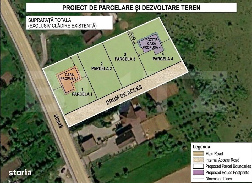 Teren Intravilan de vanzare, 12 ari in Crainimat