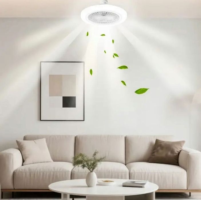 Лед лампа с вентилатор и дистанционно управление