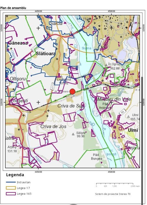 Teren agricol extravilan 1.888 mp – Slătioara, jud. Olt