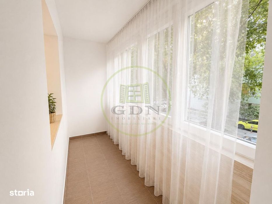 2 camere decomandat | 52 mp | Complet renovat | Etaj 1 | 500 €/luna