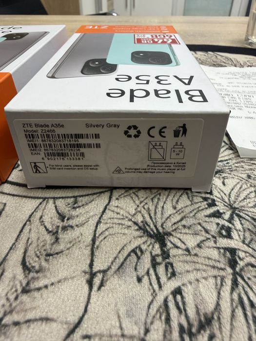 ZTE Blade A35e 6/64gb - чисто нови с гаранция