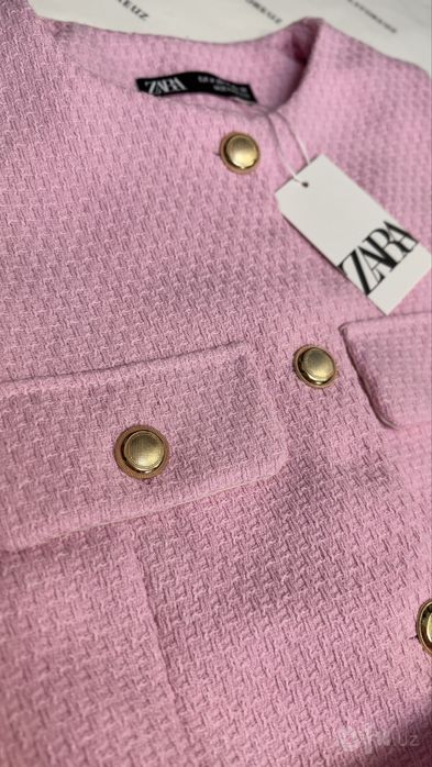 Твидовая жилетка ZARA