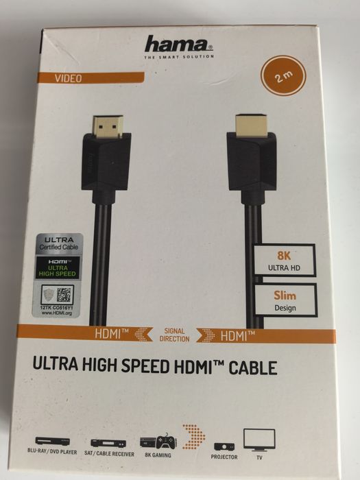 Cablu hdmi 2.1 Hana conectori gold