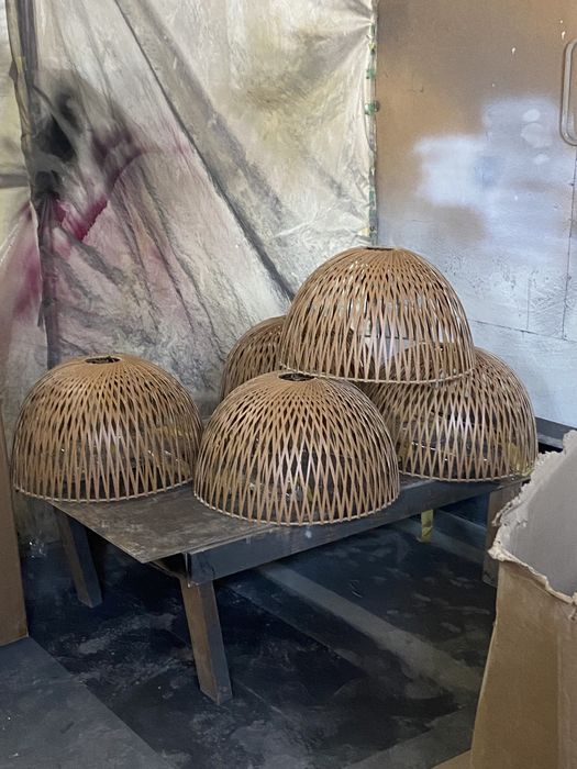 Абажур из ратанга плетенка абажур для ресторанов кафе