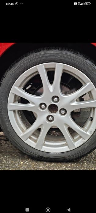 Set Jante  16"  ,4x100 cu anvelope vară