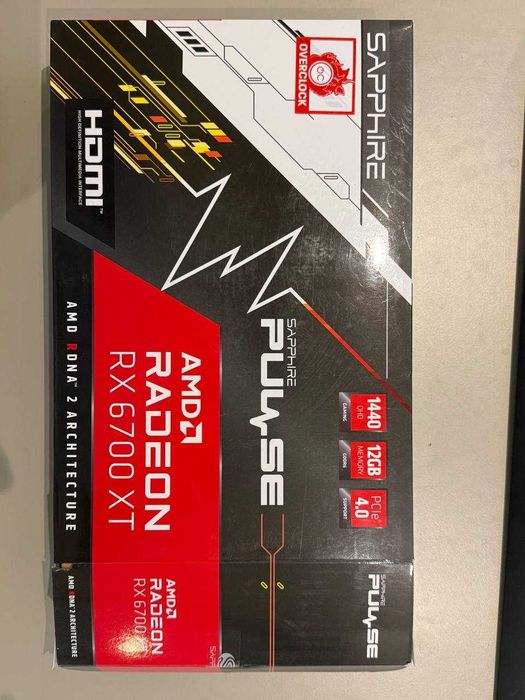 Видеокарта Sapphire PULSE AMD Radeon RX 6700 XT 12GB — Перфектно състояние!