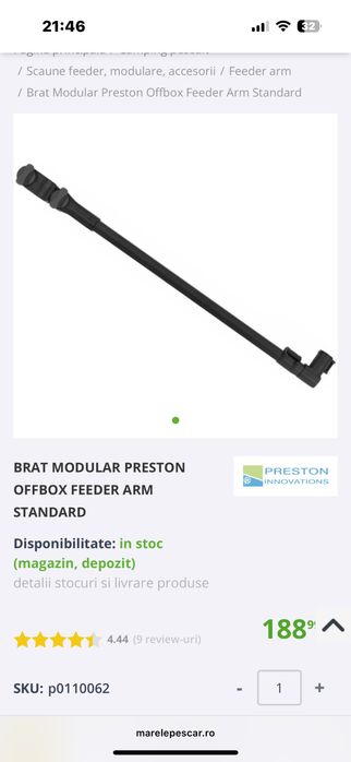 Vând Scaun Preston ABsolute Feeder Shair 36+accesorii