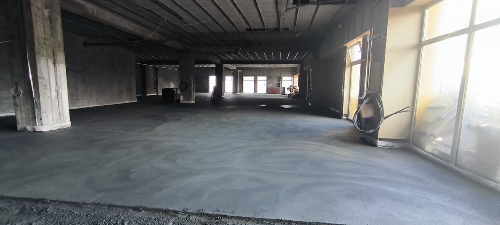 Turnare sapa mecanizata si finisare elicopterizata