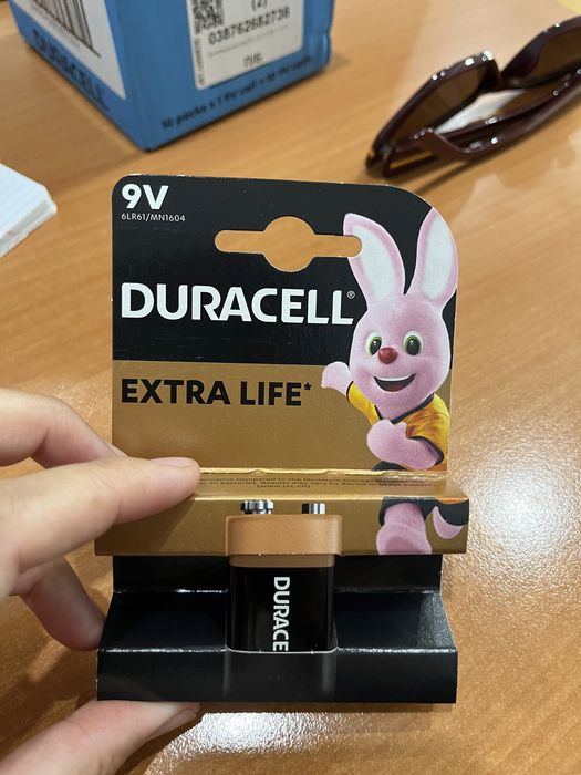Батарейки Duracell 9V 6LR61