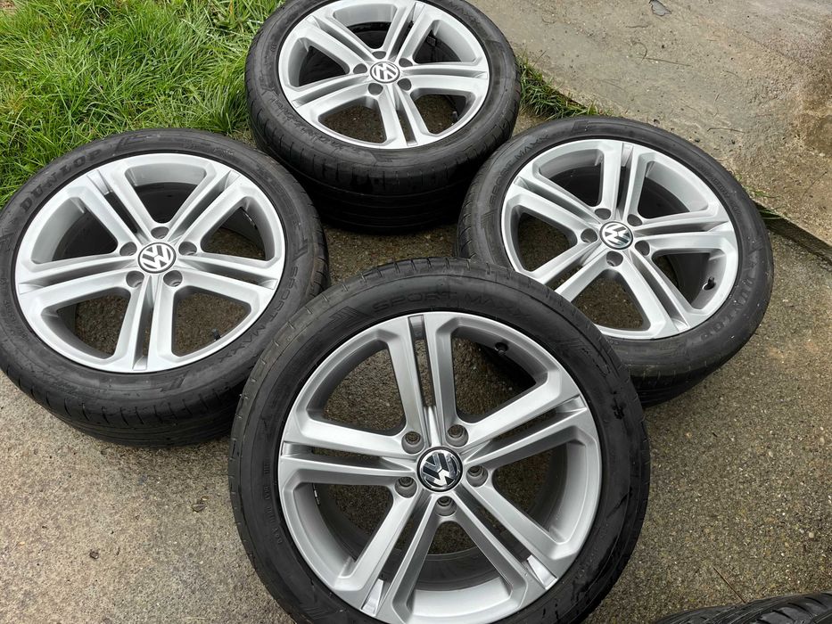 Jante VW Passat R Line 17 Golf Jetta Touran Caddy anvelope 235/45ZR17