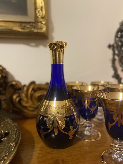 Set pahare in murano +sticla