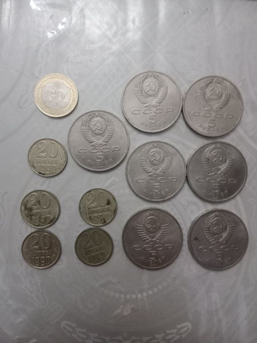 Продам коллекционные монеты советского союза