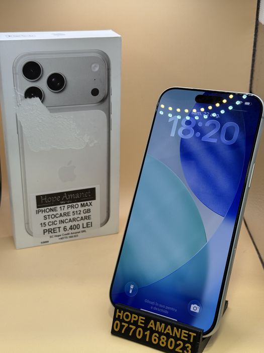 Hope Amanet P7 Iphone 17 Pro Max 512 Gb