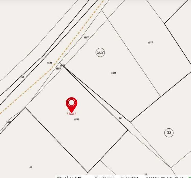 Продава се Парцел в с. Паталеница, Област Пазарджик - 1306 кв.м за 41 €/кв.м - Снимка #2