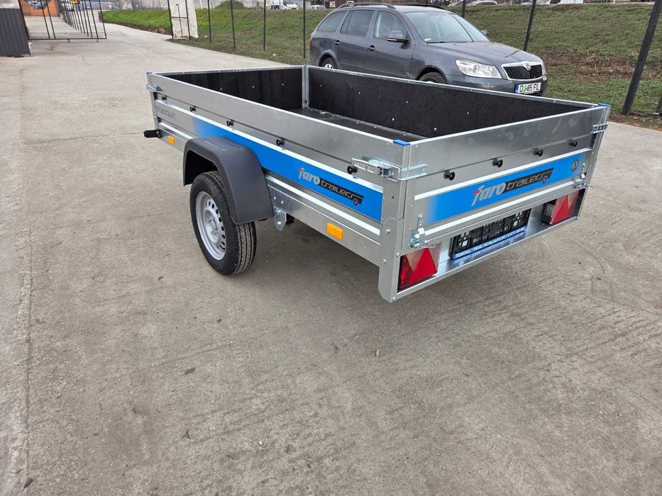 Remorca Faro Tractus Flex cu Foi de Arc si Amortizor 236x125cm TOP !