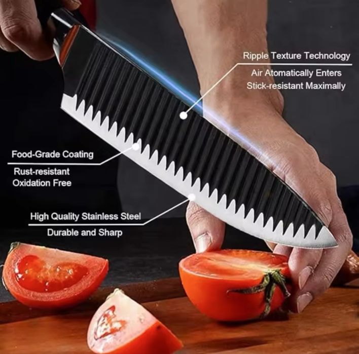 кухненски ножове комплект 4бр + Ножица и Белачка за зеленчуци ZEPTER