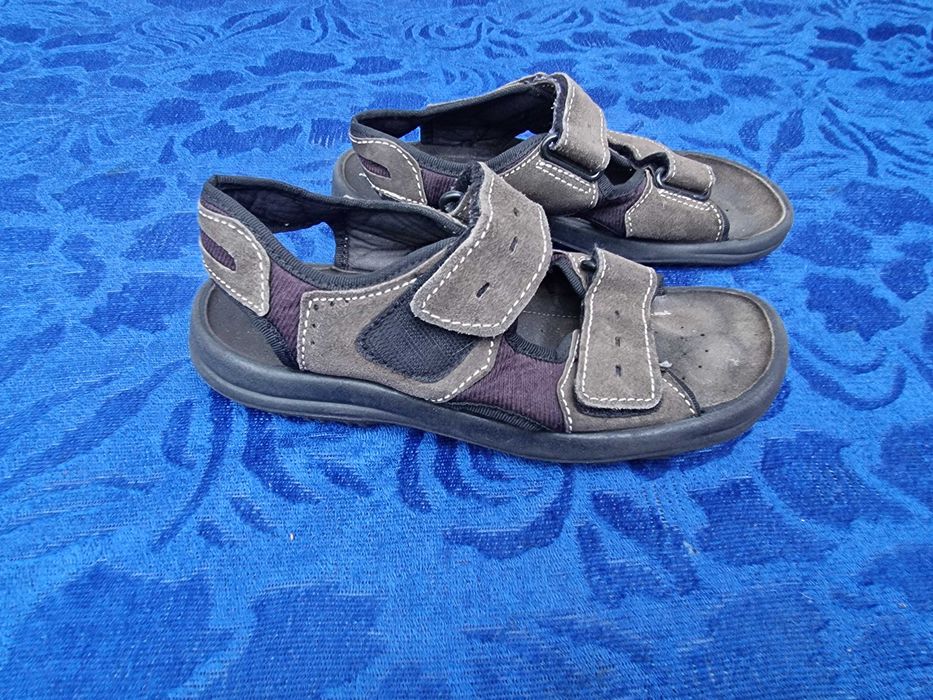 Ecco Black | sandale outdoor piele mar. 37 | 23 cm