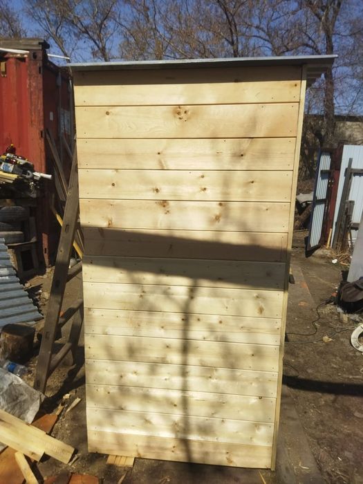 Туалет уличный из вагонки