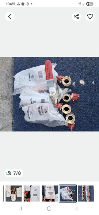Robineti instalatii Giacomini si Bianchi