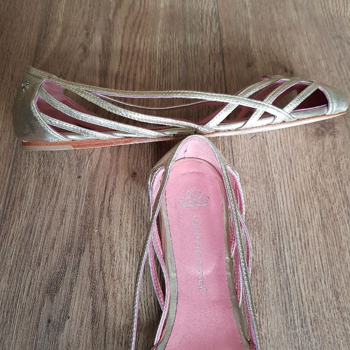 Нови златисти сандали / балерини Fornarina