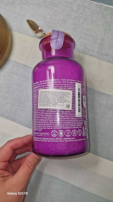 Соль для ванны Luxury Bathing Лаванда 600 гр