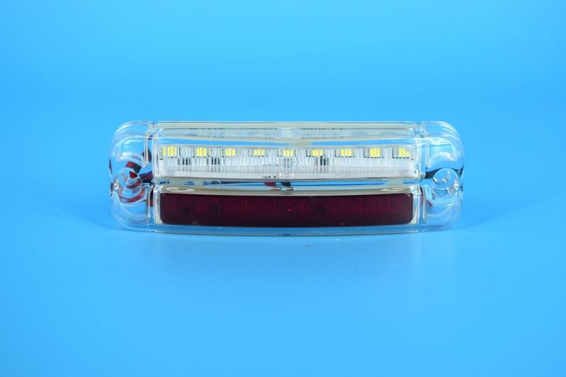 Lampa laterala cu LED 12-24V ALB - ROSU
