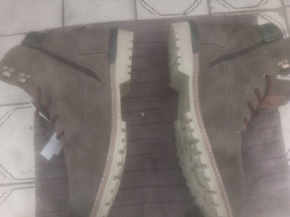 Обувь зимняя,замш