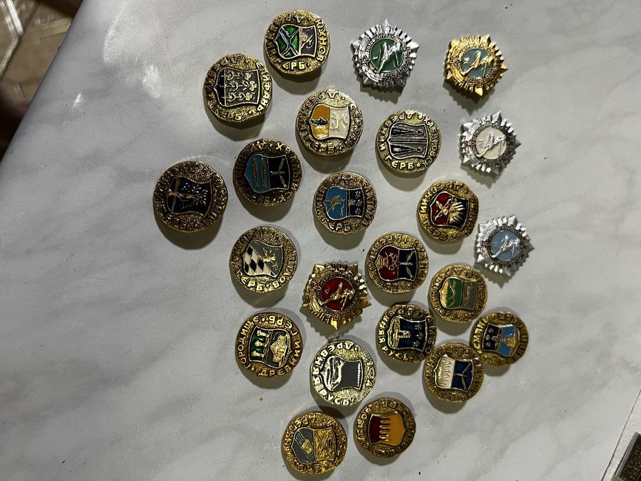 Набор значков Олимпиада 1980