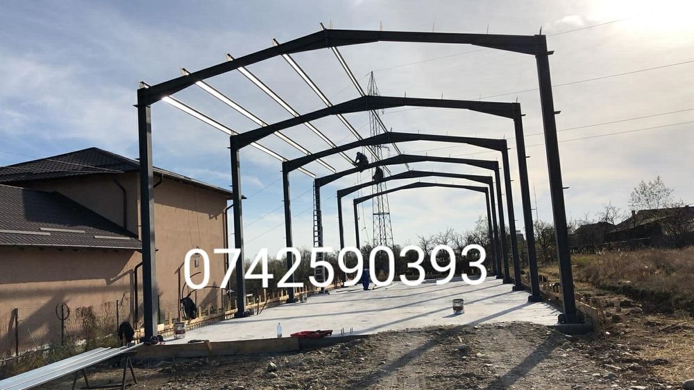 Vand hală de producție metalică 12x30h4,5m