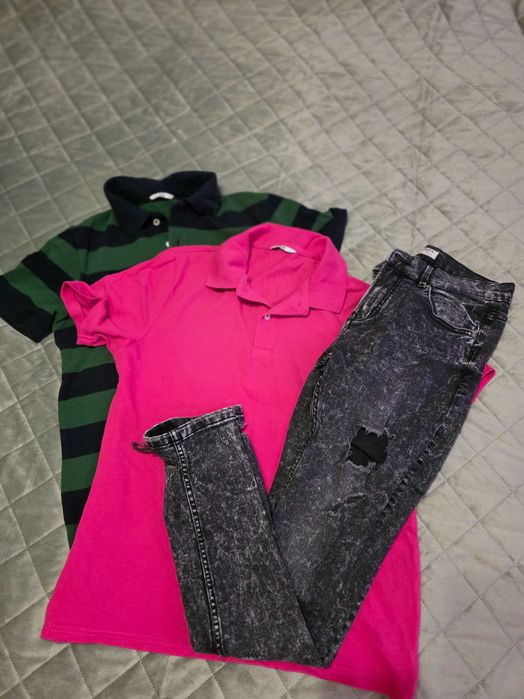 Мъжки Лот, две тениски, дънки