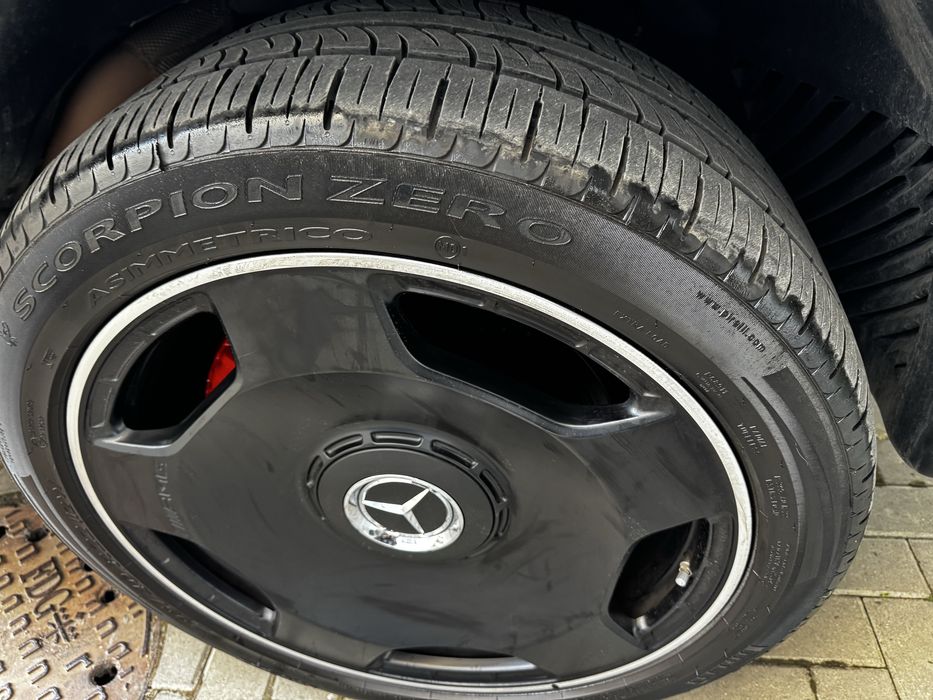 Оригинални 22" AMG Monoblock джанти с чисто нови гуми