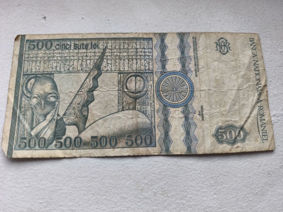 Bancnota 500 lei an 1992