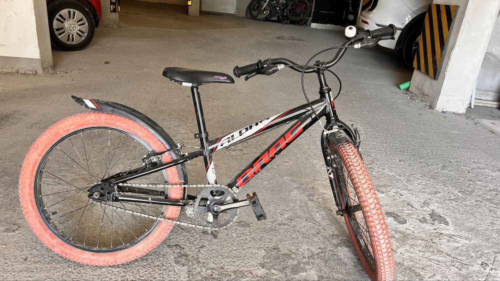 Детски алуминиев велосипед DRAG Alpha SS 20”