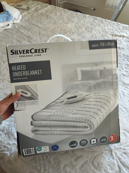 Електрическа затопляща подложка за легло на Silver Crest