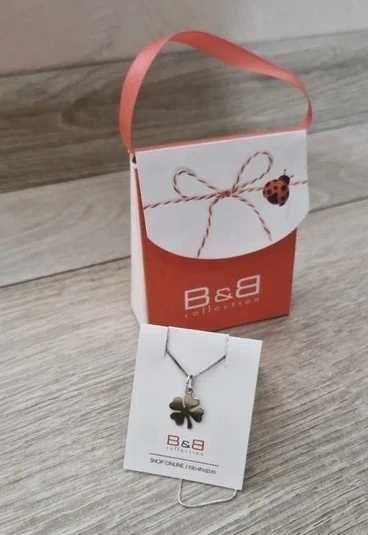 Colier cu pandantiv, Argint, cutie și funda de mărțișor.