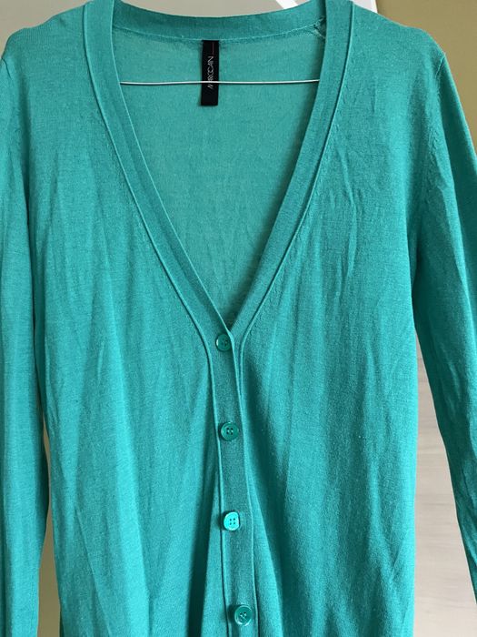 Marc Cain зелена жилетка памук и кашмир