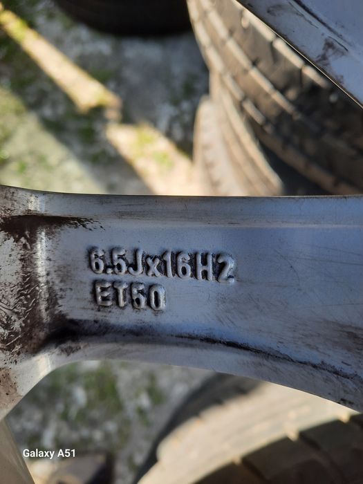 Ляти джанти с гуми за фолксваген 5×112, 16цола