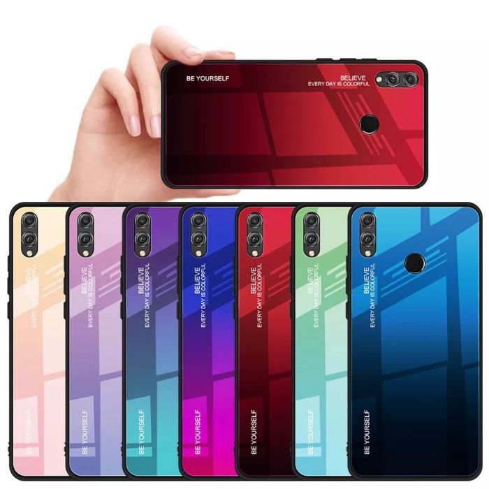Husa Gradient din sticla pentru Huawei Y6 2019 , Y6s