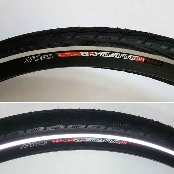 Външни гуми за велосипед колело FLASH - Защита от спукване, Градска