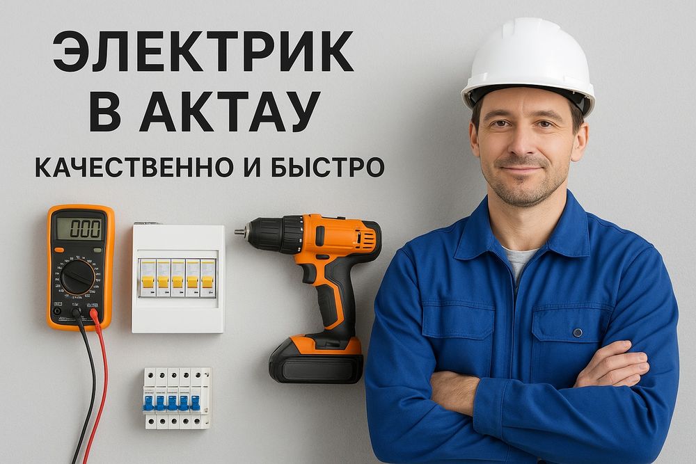 Электрик в Актау • Качественно и быстро
